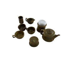 New Zealand Pre Owned Vintage Pottery Tea Set - Full Set